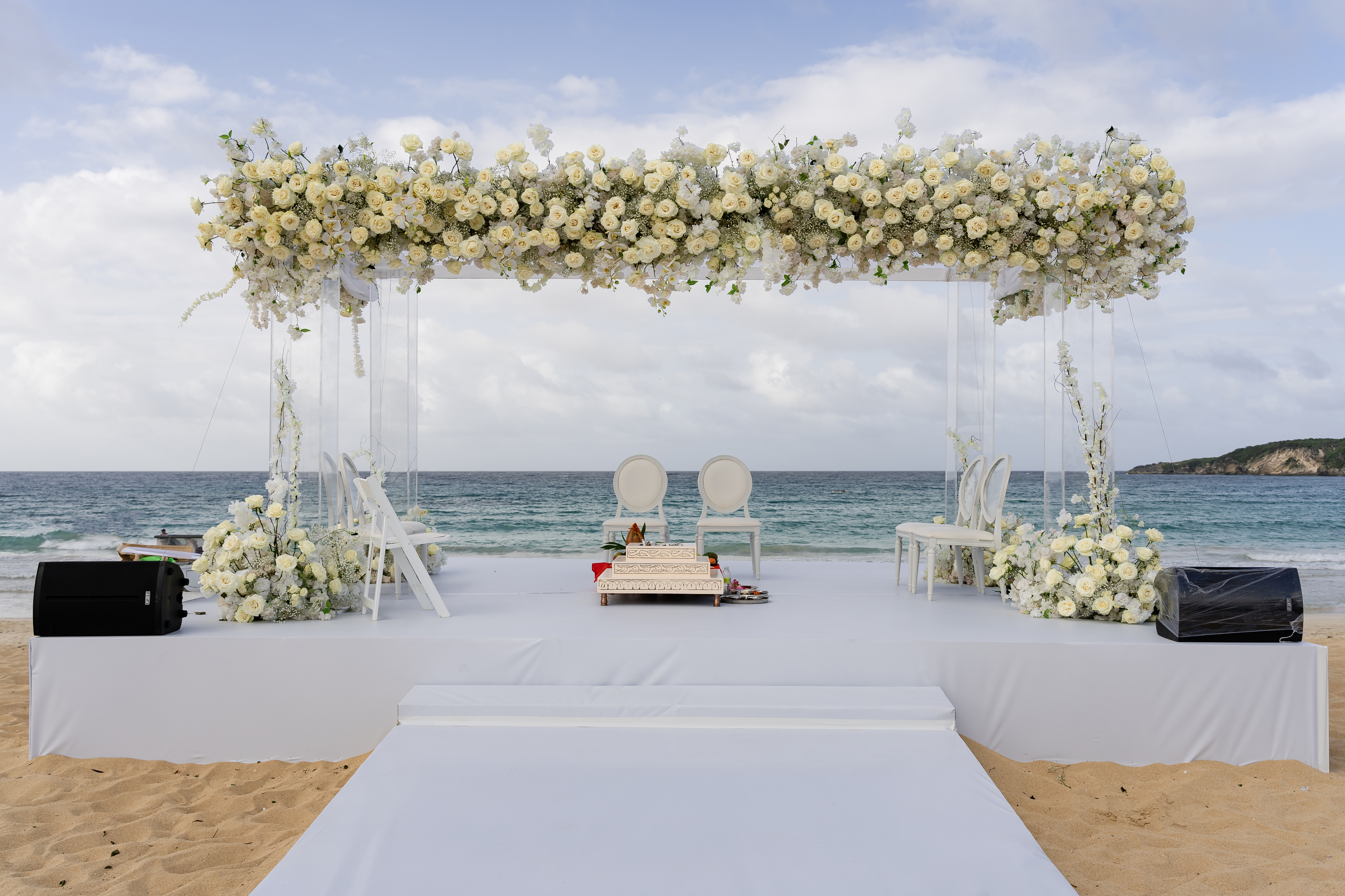 Indian beach wedding